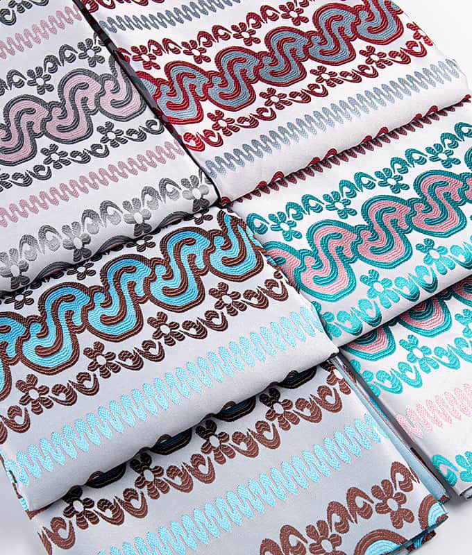 Țesătură jacquard din poliester cu textura 3D în formă de S pentru sarong